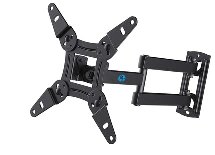 Support Mural Articulé Full Motion pour TV 13-42 Pouces – Compatible VESA 200x200mm – Rotation, Inclinaison et Extension – Charge Maximale 20 kg – Acier Allié – Modèle PISF1