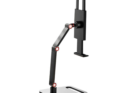 Support de Bureau pour Écran Portable  – Bras d’écran unique réglable en métal 3 sections, fixation par serrage sans outil pour bureau, maison ou gaming