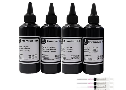 Kit de Recharge Universel d’Encre Colorée pour Imprimantes HP – Compatible avec HP 301, 302, 304, 305 XL (Deskjet 2540, 2050, 2620, 5030, etc.)