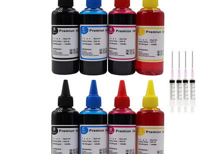 Kit de Recharge Universel d’Encre Colorée pour Imprimantes HP – Compatible avec HP 301, 302, 304, 305 XL (Deskjet 2540, 2050, 2620, 5030, etc.)
