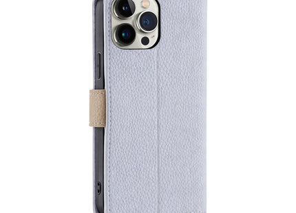 Pochette Bandoulière Zip Cuir PU avec Miroir | Pour iPhone 16 Pro Max 16E 15 Plus 14 13 12 11 X XR | Étui Portefeuille Flip et Dragonne Longue