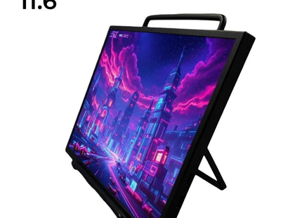 Écran Portable 4K 15,6" Moniteur USB-C/HDMI Couleurs 100% sRGB IPS, Luminosité 500 nits Parfait pour Mac/PC/Smartphone Gamers (Switch/PS5/Raspberry Pi) Télétravail
