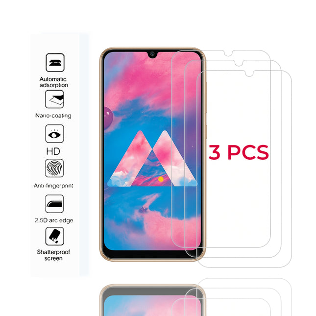 3 pièces de Protection Écran en Verre Trempé pour Samsung Galaxy  – Ultra-Résistant & Anti-Trace