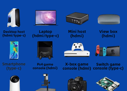 Écran Portable 4K 15,6" Moniteur USB-C/HDMI Couleurs 100% sRGB IPS, Luminosité 500 nits Parfait pour Mac/PC/Smartphone Gamers (Switch/PS5/Raspberry Pi) Télétravail