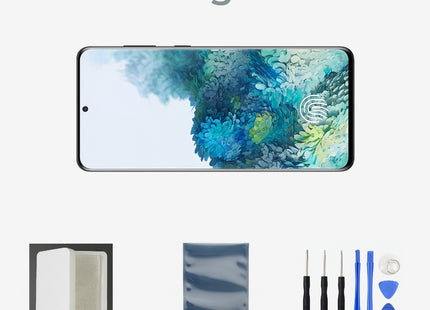 Écran Samsung S20 Plus 6.7" Super AMOLED – Remplacement LCD + Cadre + Digitizer – Compatible G985/G986