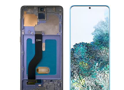 Écran Samsung S20 Plus 6.7" Super AMOLED – Remplacement LCD + Cadre + Digitizer – Compatible G985/G986