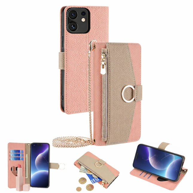 Étui Portefeuille Bandoulière Cuir avec Miroir et Longue Dragonne | Poche Pour Samsung Galaxy A05 A06 A16 A15 A36 A56 A26 5G