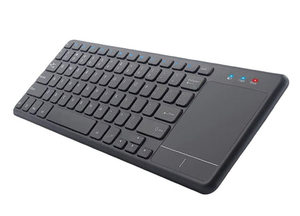Clavier Sans Fil avec Pavé Tactile Intégré 2.4G – 78 Touches Compactes, Léger et Durable pour Laptop, Ordinateur, Smart TV et Tablette