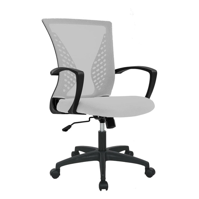 Fauteuil de Bureau Ergonomique BestOffice - Chaise de Bureau avec Support Lombaire, Dossier Mesh et Roulettes - Pour Mal de Dos - Certifiée BIFIMA - Réglable (Noir) Livraison Rapide