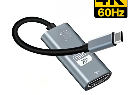 4K 60Hz  Type C to HDMI Adapter USB 3.1 HUB HDTV Converter Cable for iPhone 15 TV Converter for PC MacBook iPad Samsung Laptop