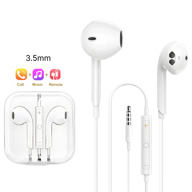 Écouteurs Filaire Type-C & Lightning Compatibles iPhone 8 à 17 Pro Max | Casque Intra-auriculaire avec ANC pour iPad, MacBook