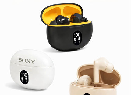 Écouteurs Sony True Wireless – HIFI Stéréo, Affichage Puissance, Compatibles iPhone et Samsung